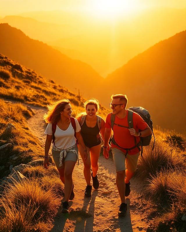 Hiking in Nature